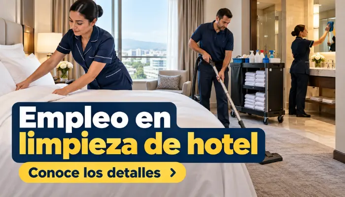 empleo en limpieza de hotel